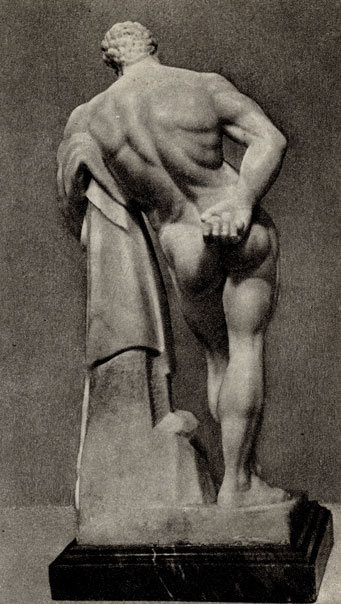 4. Неизвестный скульптор. Геракл (вид сзади). Конец XVIII в. Мрамор