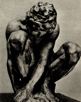 5. Микеланджело. Сидящий мальчик. Около 1525. Мрамор