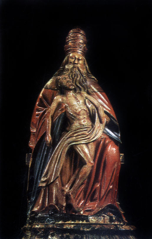 Niederlandischer Bildhauer. (tätig Mitte des 15. Jh.). Die heilige Dreieinigkeit