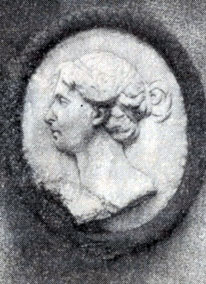 М. И. Козловский. Портретный барельеф к надгробию С. А. Строгановой. 1802. Не сохранился